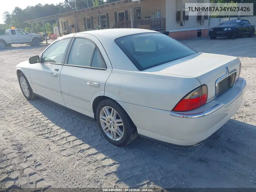2004 Lincoln Ls V8 VIN: 1LNHM87A34Y623426 Lot: 44925952