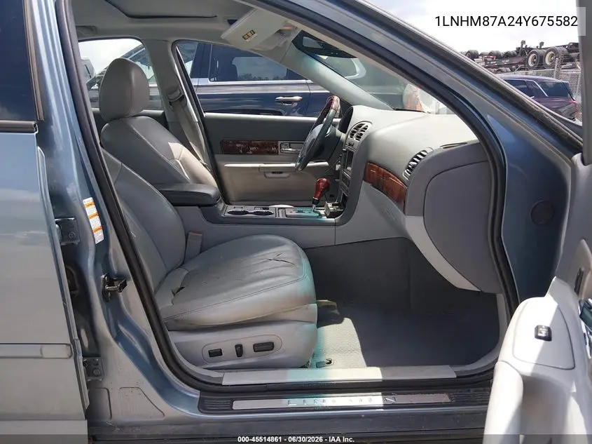 2004 Lincoln Ls V8 VIN: 1LNHM87A24Y675582 Lot: 45514861