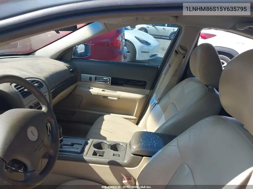 2005 Lincoln Ls V6 VIN: 1LNHM86S15Y635795 Lot: 45493138