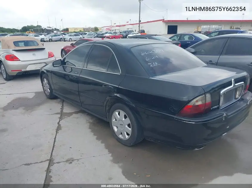 2005 Lincoln Ls V6 VIN: 1LNHM86S75Y662354 Lot: 45532564