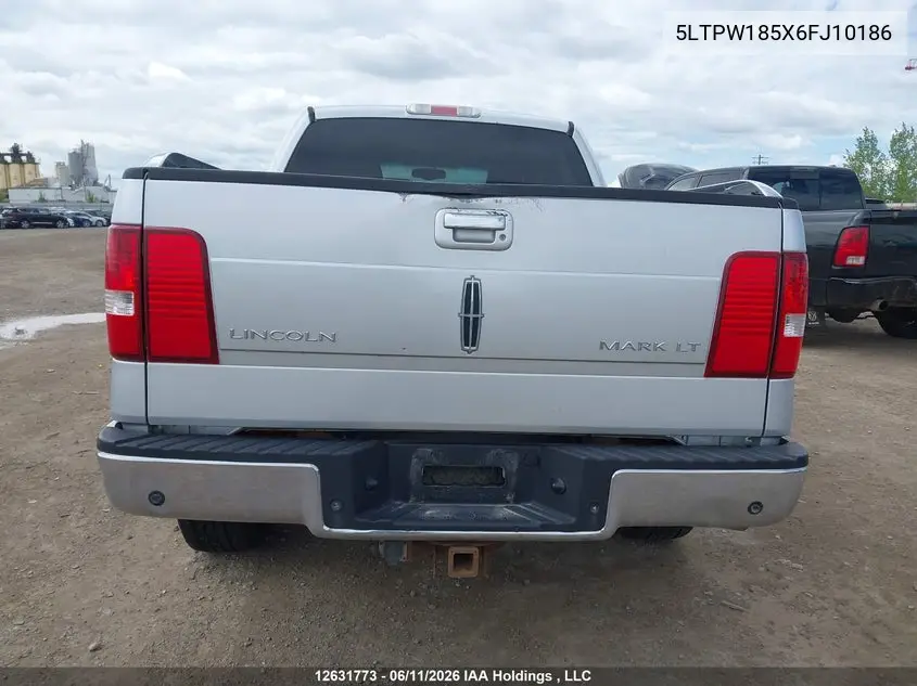 2006 Lincoln Mark Lt VIN: 5LTPW185X6FJ10186 Lot: 12631773
