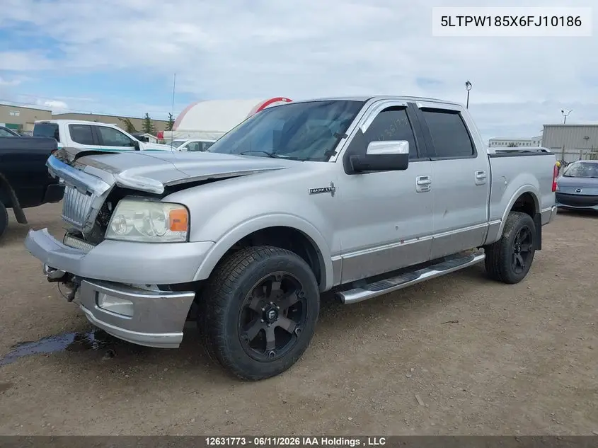 2006 Lincoln Mark Lt VIN: 5LTPW185X6FJ10186 Lot: 12631773
