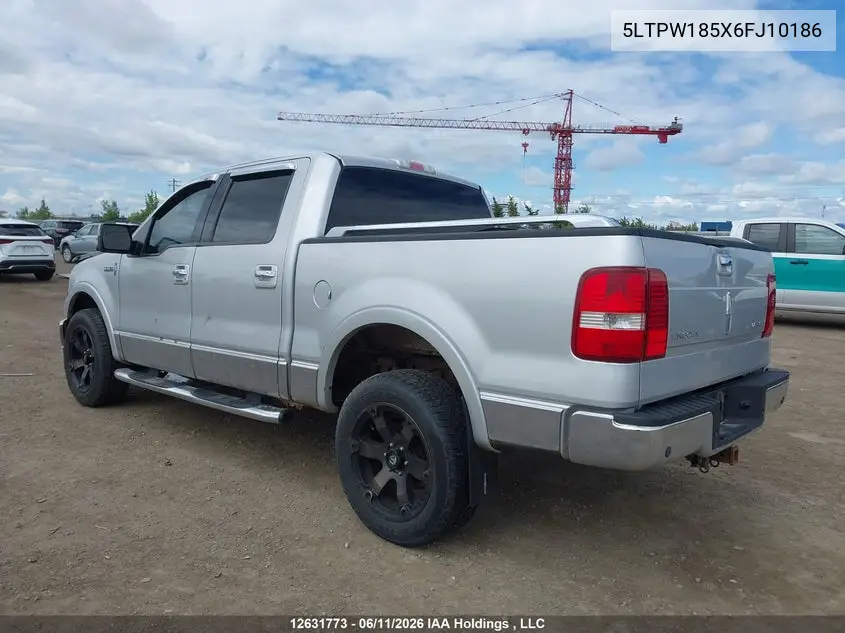 2006 Lincoln Mark Lt VIN: 5LTPW185X6FJ10186 Lot: 12631773