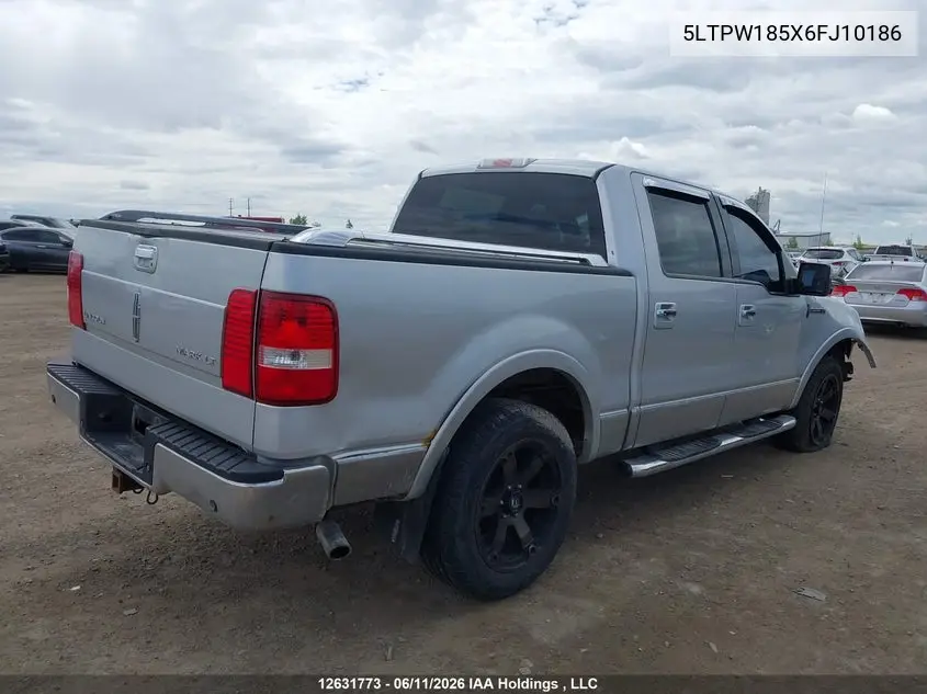 2006 Lincoln Mark Lt VIN: 5LTPW185X6FJ10186 Lot: 12631773