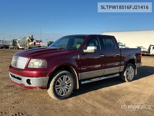 2006 Lincoln Mark Lt 2006 Lincoln Mark Lt 4X4 Crew Cab Pickup VIN: 5LTPW18516FJ21416 Lot: 15134980