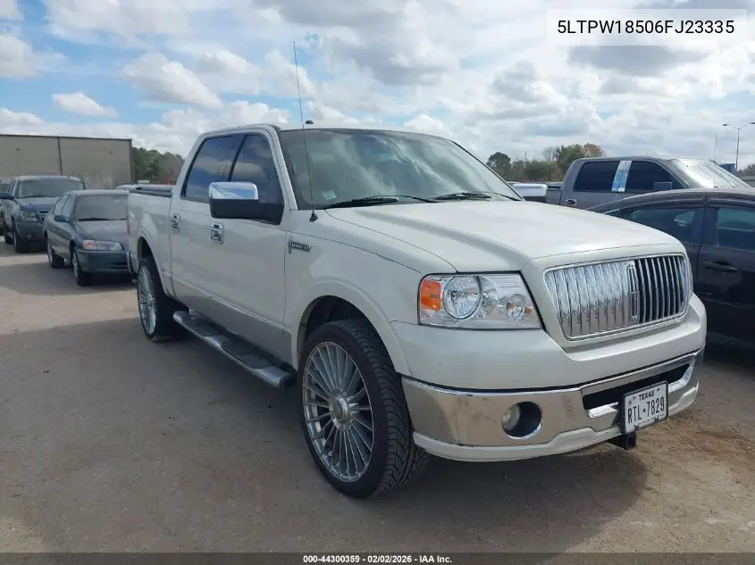 2006 Lincoln Mark Lt VIN: 5LTPW18506FJ23335 Lot: 44300359