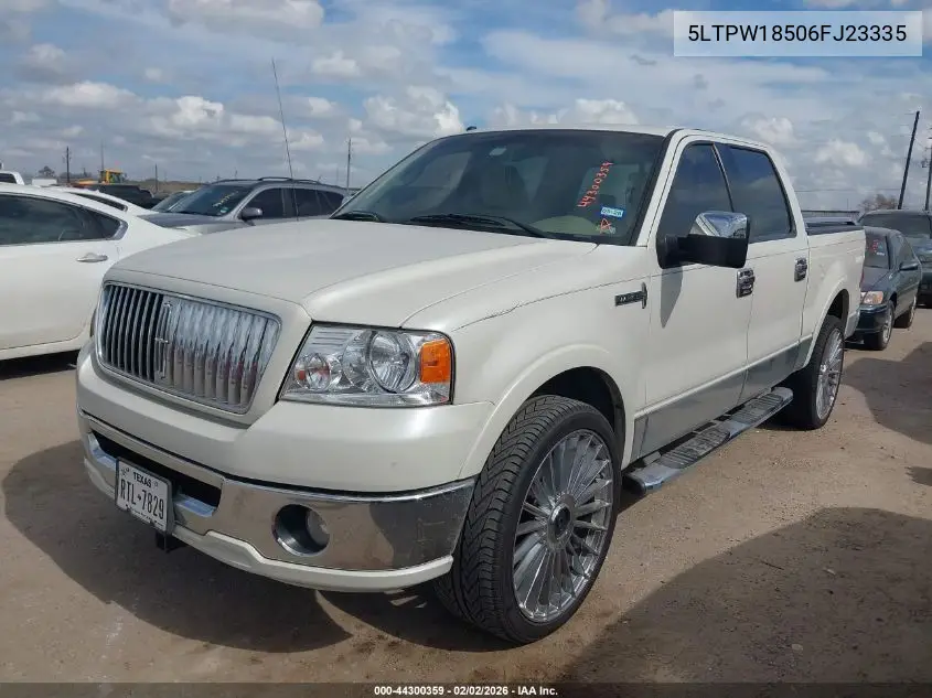 2006 Lincoln Mark Lt VIN: 5LTPW18506FJ23335 Lot: 44300359