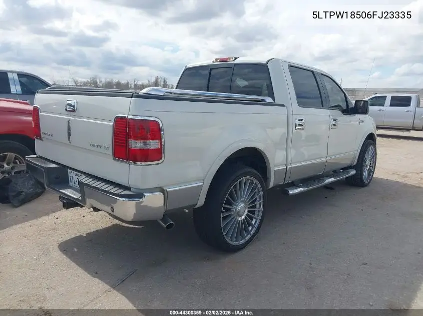 2006 Lincoln Mark Lt VIN: 5LTPW18506FJ23335 Lot: 44300359