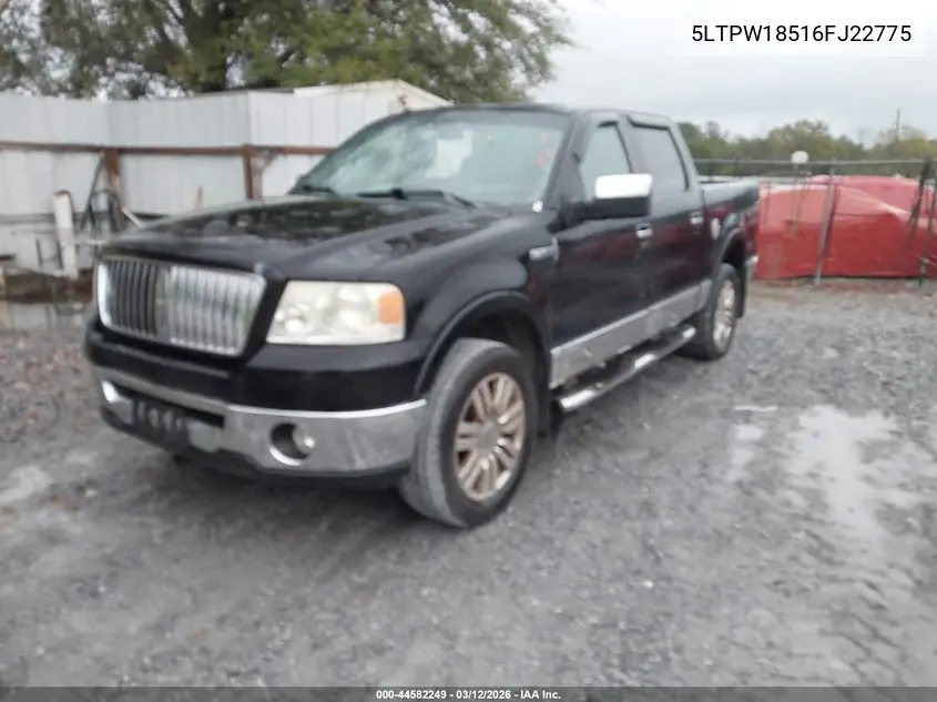 2006 Lincoln Mark Lt VIN: 5LTPW18516FJ22775 Lot: 44582249