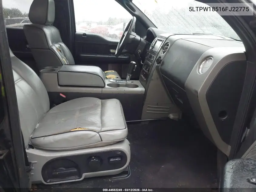 2006 Lincoln Mark Lt VIN: 5LTPW18516FJ22775 Lot: 44582249