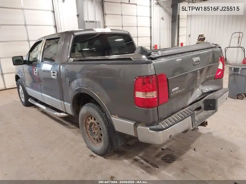 2006 Lincoln Mark Lt VIN: 5LTPW18516FJ25515 Lot: 44773084