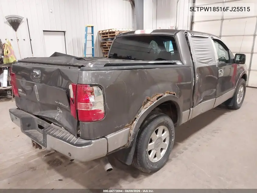 2006 Lincoln Mark Lt VIN: 5LTPW18516FJ25515 Lot: 44773084