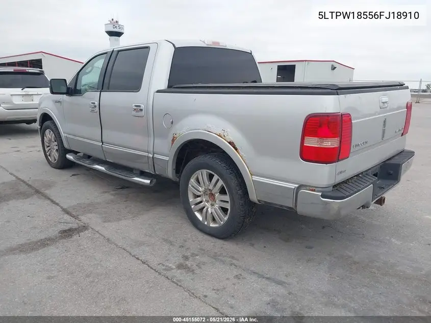 2006 Lincoln Mark Lt VIN: 5LTPW18556FJ18910 Lot: 45155072