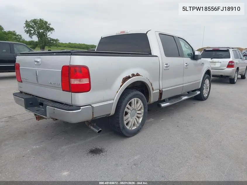 2006 Lincoln Mark Lt VIN: 5LTPW18556FJ18910 Lot: 45155072