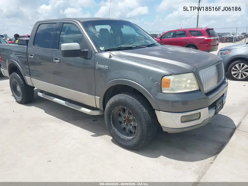 2006 Lincoln Mark Lt VIN: 5LTPW18516FJ06186 Lot: 45343528