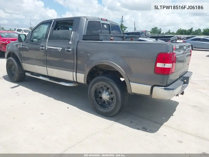2006 Lincoln Mark Lt VIN: 5LTPW18516FJ06186 Lot: 45343528