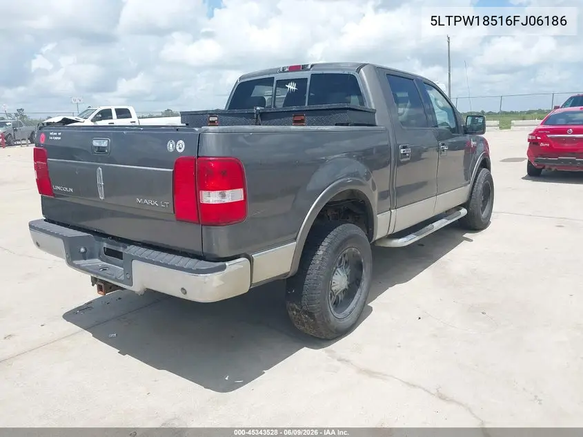2006 Lincoln Mark Lt VIN: 5LTPW18516FJ06186 Lot: 45343528