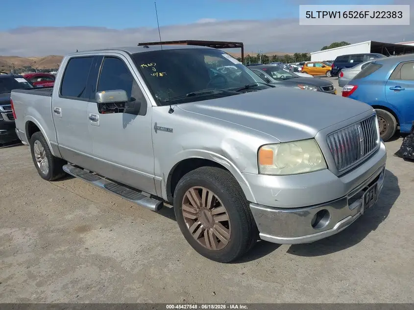 2006 Lincoln Mark Lt VIN: 5LTPW16526FJ22383 Lot: 45427548