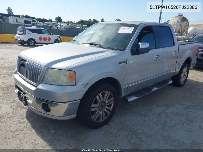 2006 Lincoln Mark Lt VIN: 5LTPW16526FJ22383 Lot: 45427548