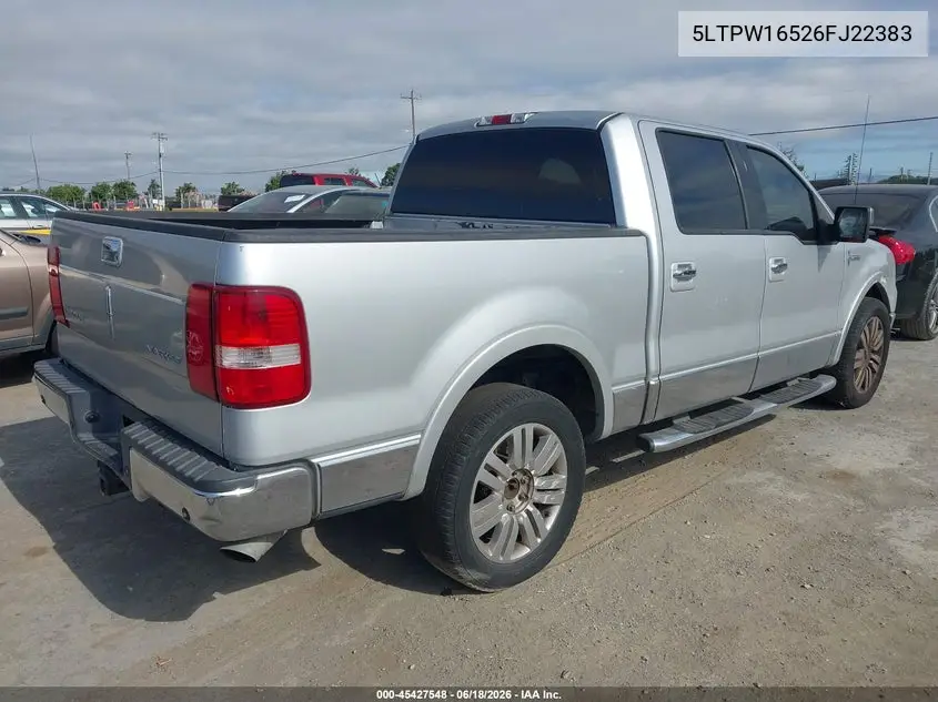 2006 Lincoln Mark Lt VIN: 5LTPW16526FJ22383 Lot: 45427548