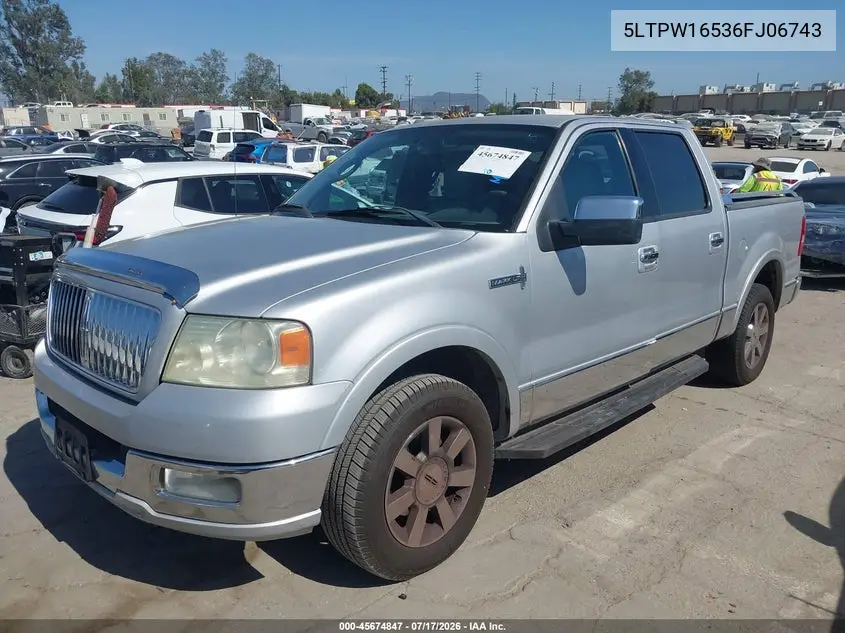 2006 Lincoln Mark Lt VIN: 5LTPW16536FJ06743 Lot: 45674847