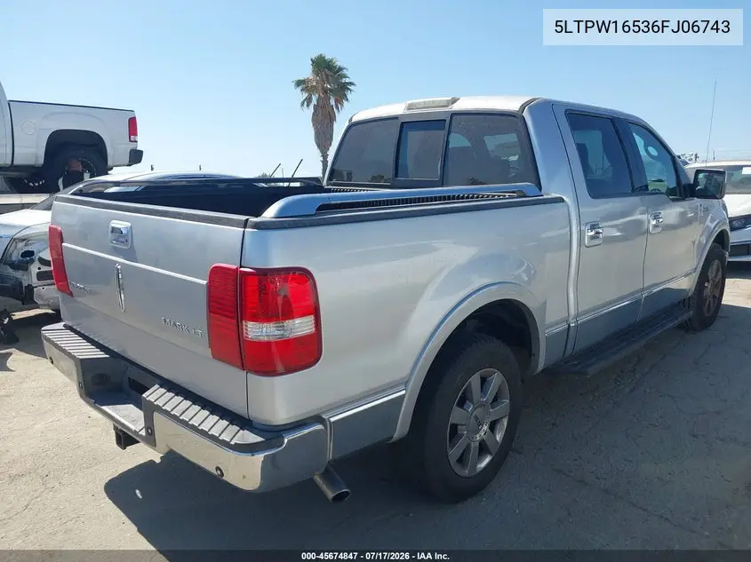 2006 Lincoln Mark Lt VIN: 5LTPW16536FJ06743 Lot: 45674847
