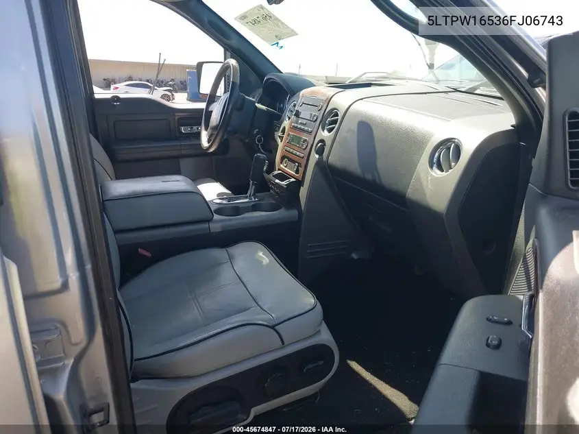 2006 Lincoln Mark Lt VIN: 5LTPW16536FJ06743 Lot: 45674847