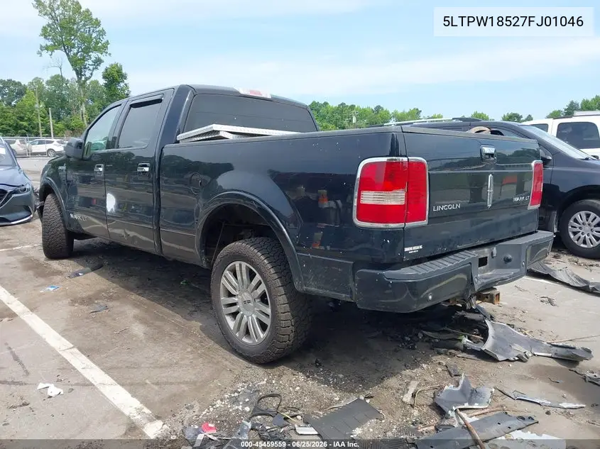 2007 Lincoln Mark Lt VIN: 5LTPW18527FJ01046 Lot: 45459559