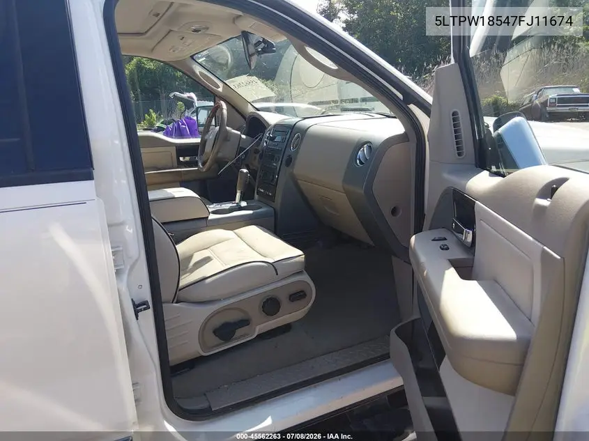 2007 Lincoln Mark Lt VIN: 5LTPW18547FJ11674 Lot: 45562263