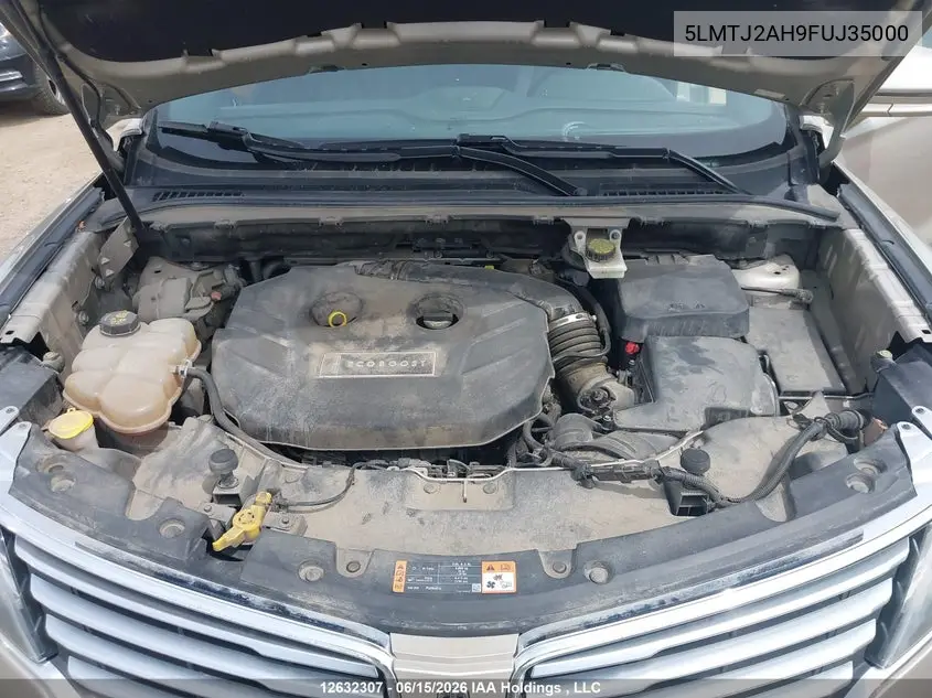 2015 Lincoln Mkc VIN: 5LMTJ2AH9FUJ35000 Lot: 12632307x