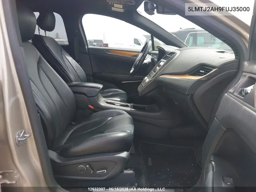 2015 Lincoln Mkc VIN: 5LMTJ2AH9FUJ35000 Lot: 12632307x