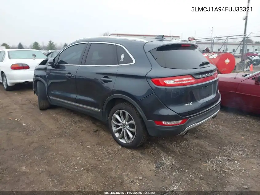 5LMCJ1A94FUJ33321 2015 Lincoln Mkc