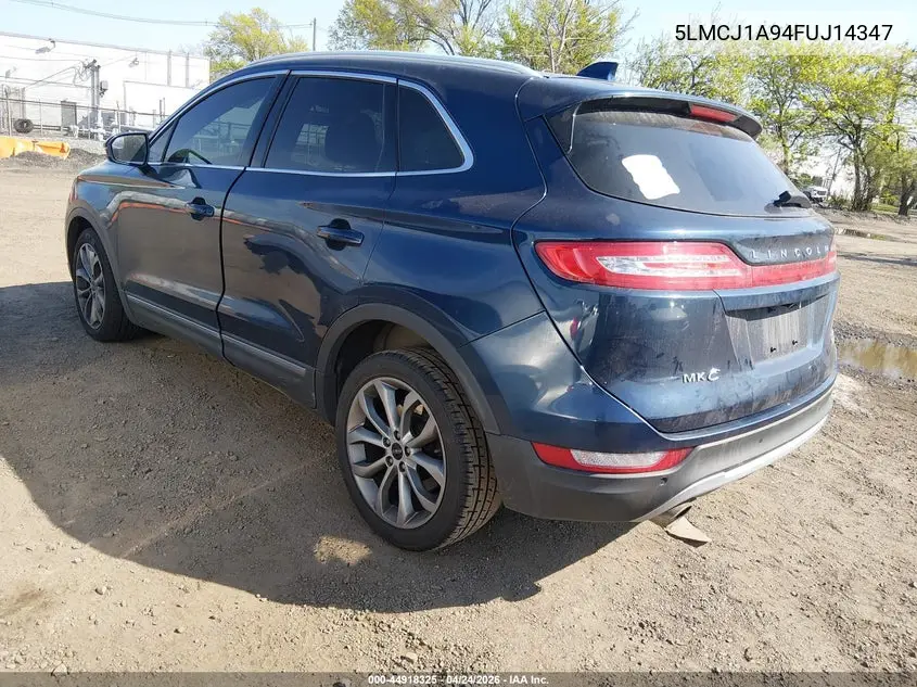 2015 Lincoln Mkc VIN: 5LMCJ1A94FUJ14347 Lot: 44918325