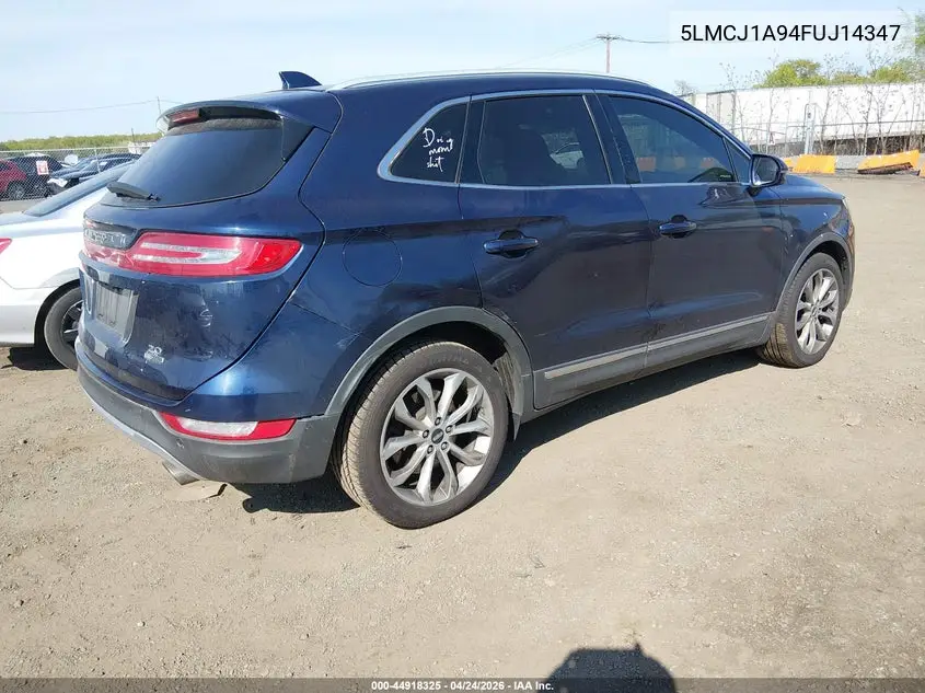 2015 Lincoln Mkc VIN: 5LMCJ1A94FUJ14347 Lot: 44918325