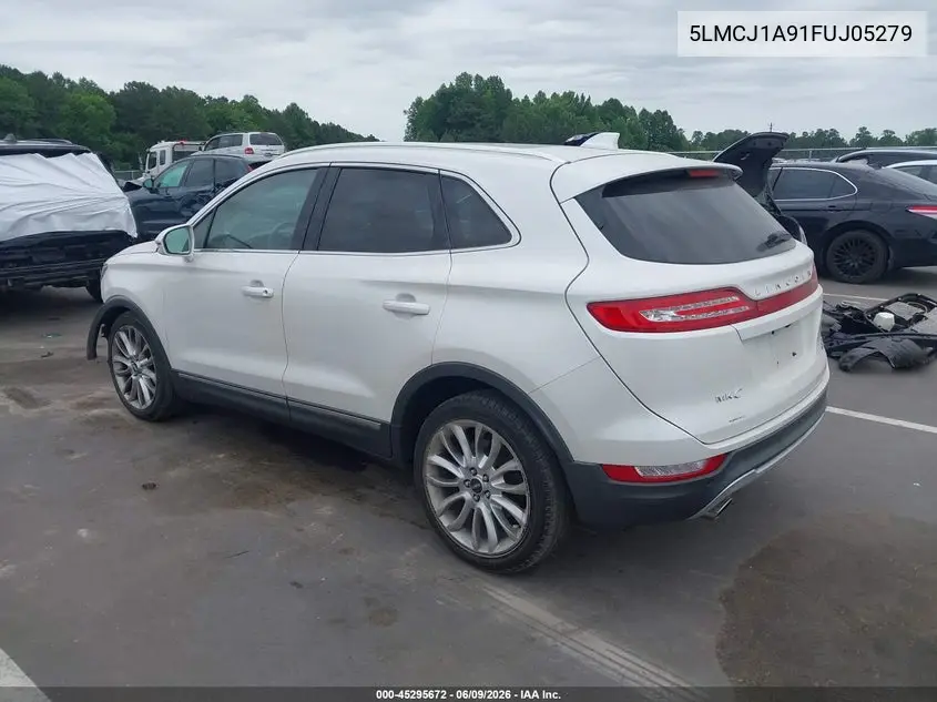 2015 Lincoln Mkc VIN: 5LMCJ1A91FUJ05279 Lot: 45295672