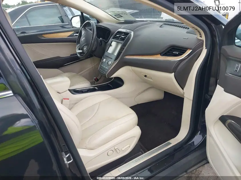 2015 Lincoln Mkc VIN: 5LMTJ2AH0FUJ10079 Lot: 45309500