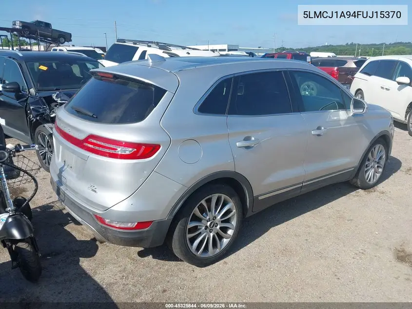 2015 Lincoln Mkc VIN: 5LMCJ1A94FUJ15370 Lot: 45325844