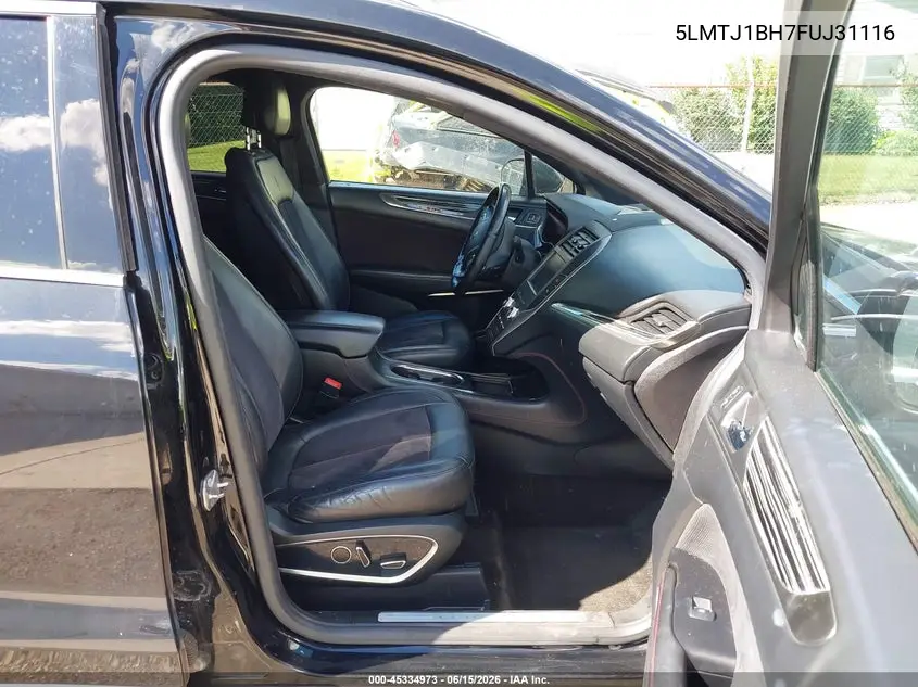 2015 Lincoln Mkc Black Label VIN: 5LMTJ1BH7FUJ31116 Lot: 45334973
