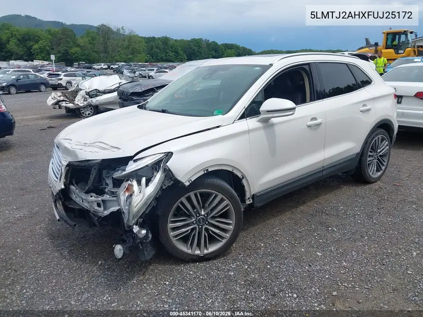 2015 Lincoln Mkc VIN: 5LMTJ2AHXFUJ25172 Lot: 45341170