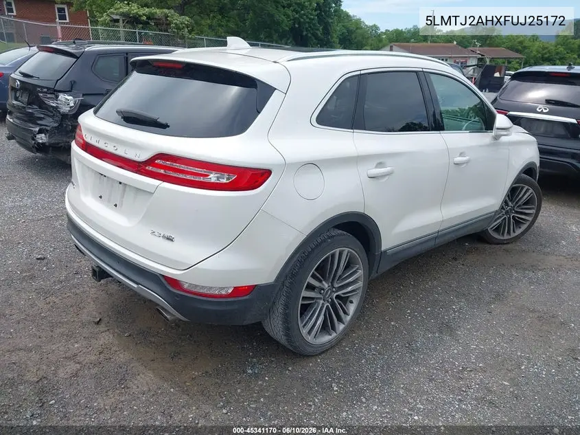 2015 Lincoln Mkc VIN: 5LMTJ2AHXFUJ25172 Lot: 45341170