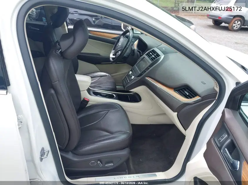 2015 Lincoln Mkc VIN: 5LMTJ2AHXFUJ25172 Lot: 45341170