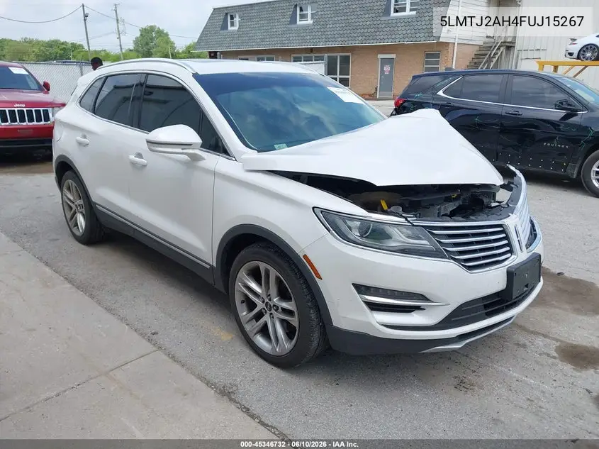2015 Lincoln Mkc VIN: 5LMTJ2AH4FUJ15267 Lot: 45346732