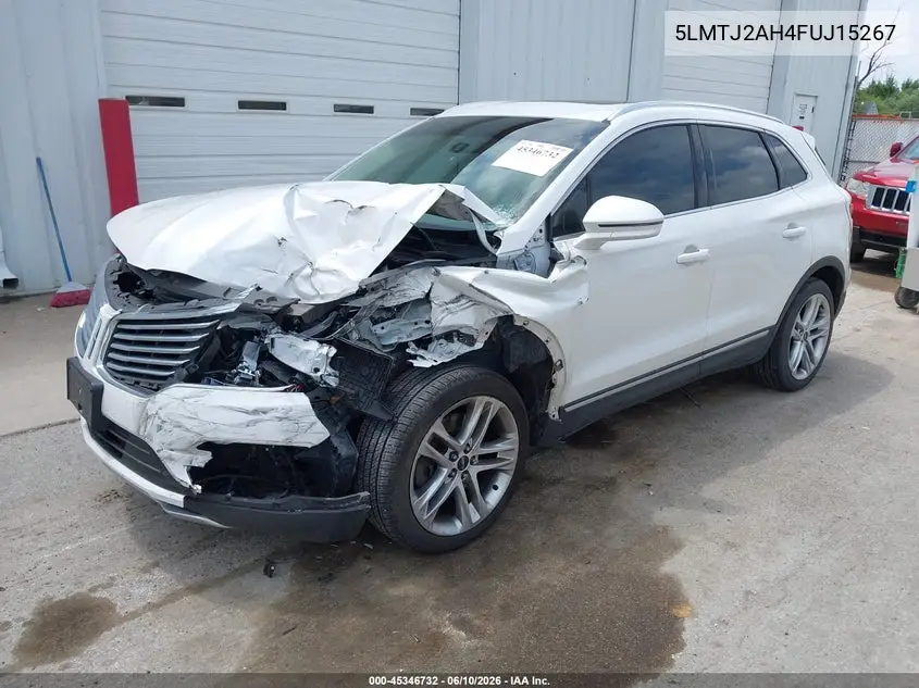 2015 Lincoln Mkc VIN: 5LMTJ2AH4FUJ15267 Lot: 45346732