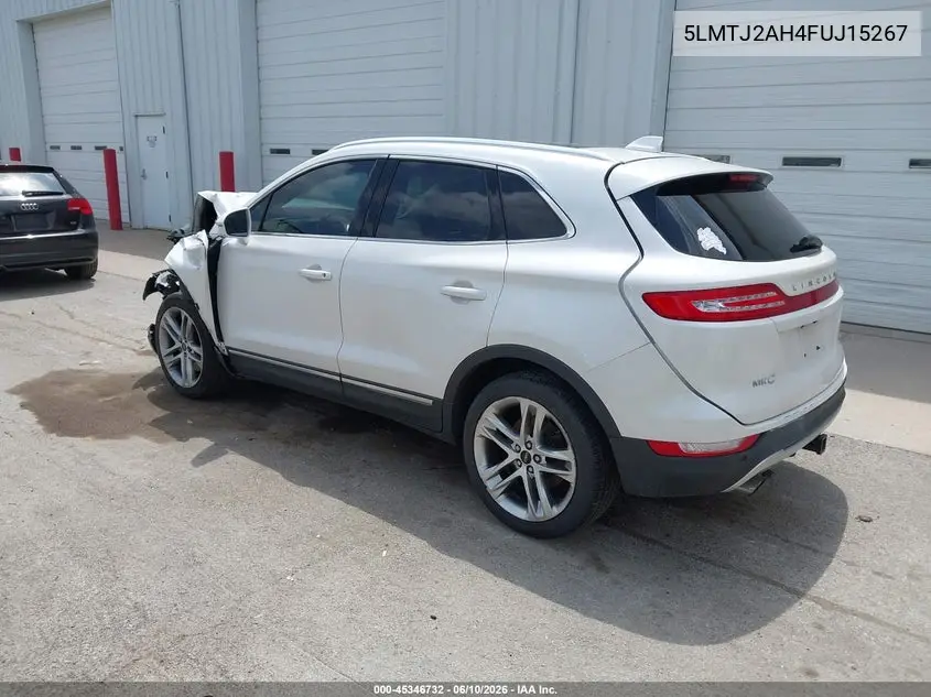 2015 Lincoln Mkc VIN: 5LMTJ2AH4FUJ15267 Lot: 45346732
