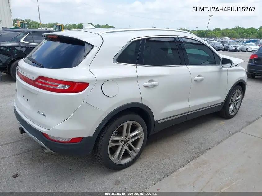 2015 Lincoln Mkc VIN: 5LMTJ2AH4FUJ15267 Lot: 45346732