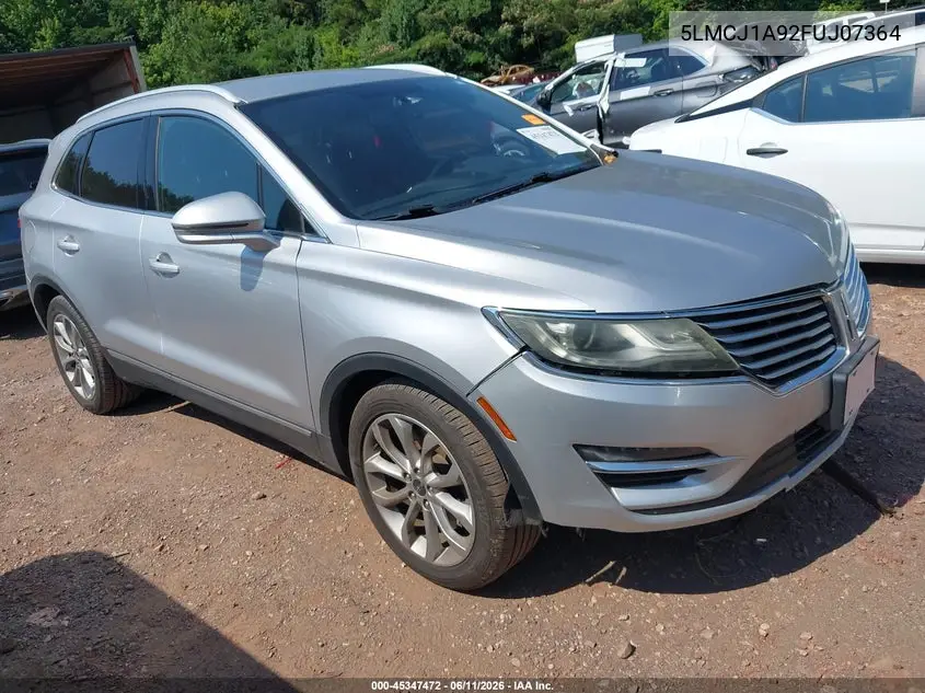 2015 Lincoln Mkc VIN: 5LMCJ1A92FUJ07364 Lot: 45347472