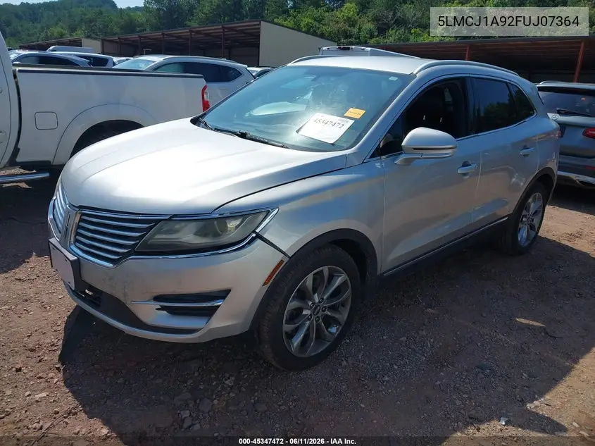 2015 Lincoln Mkc VIN: 5LMCJ1A92FUJ07364 Lot: 45347472