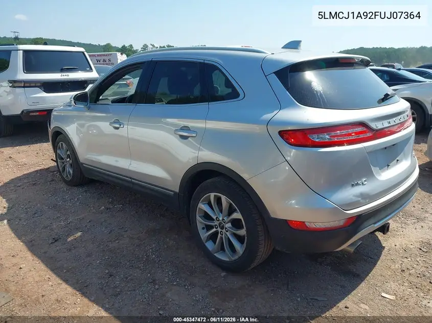 2015 Lincoln Mkc VIN: 5LMCJ1A92FUJ07364 Lot: 45347472