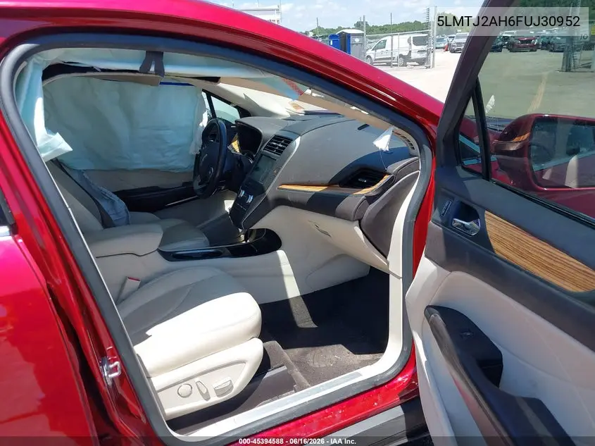 2015 Lincoln Mkc VIN: 5LMTJ2AH6FUJ30952 Lot: 45394588