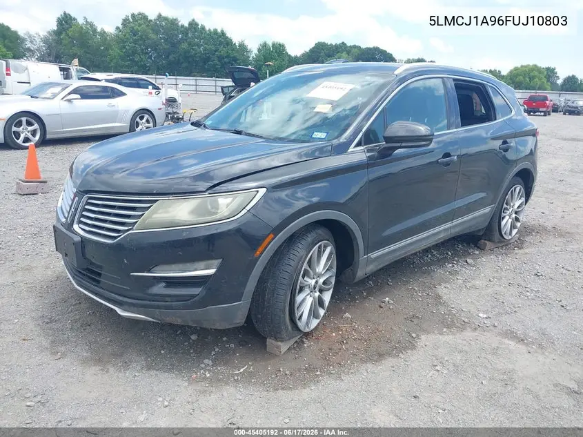 2015 Lincoln Mkc VIN: 5LMCJ1A96FUJ10803 Lot: 45405192